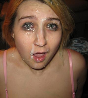 Any more of this facial slut? Who is she