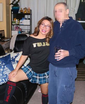 I made my fat wife fuck a y/o and wacked off on her